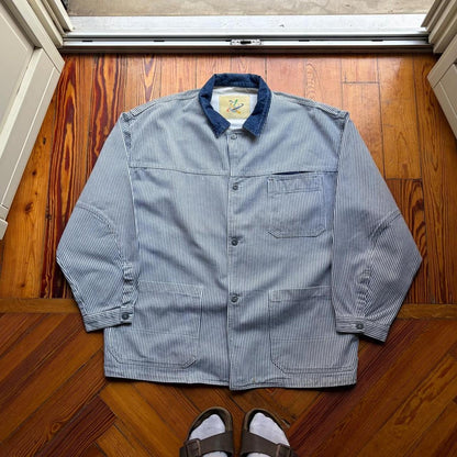 1990s Benetton Striped Jacket XL