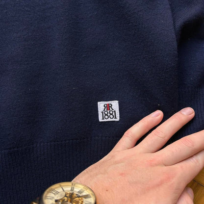 1990s Cerruti 1881 Knitted Jumper Navy L