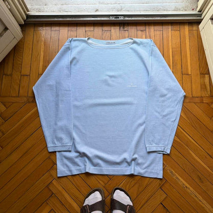 1980s Stone Island LS T Shirt Blue L