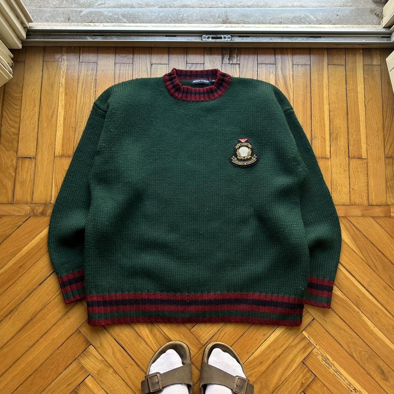 1980s Classic Of Emporio Armani Knitted Jumper L