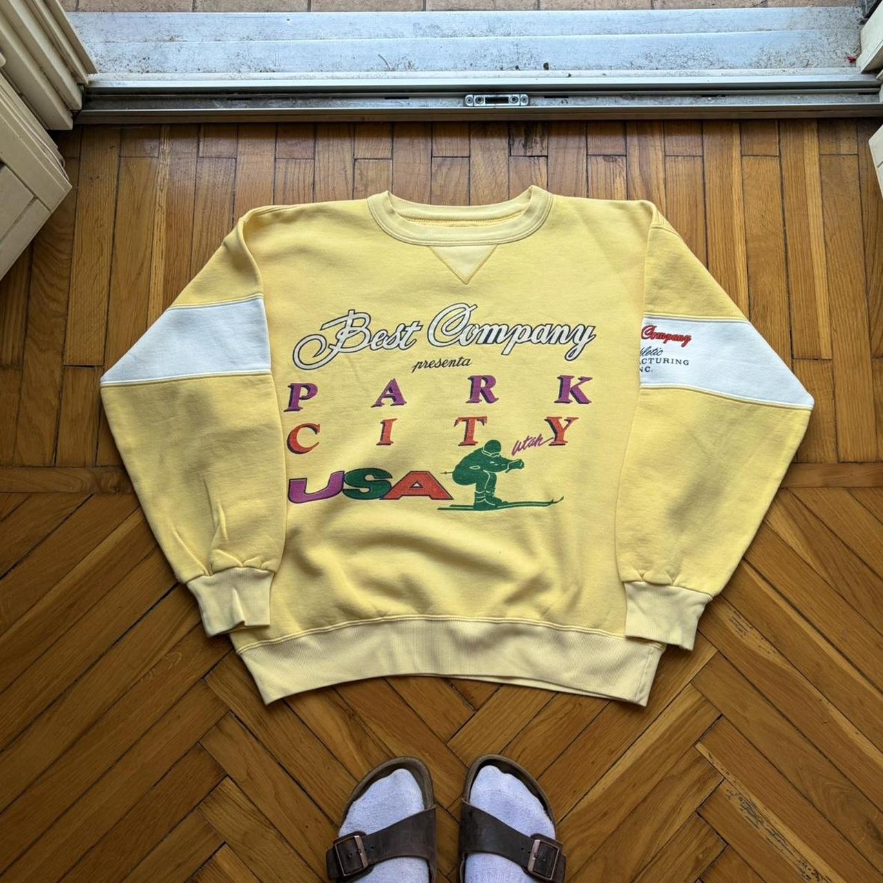 1980s Best Company USA Ski Sweatshirt M