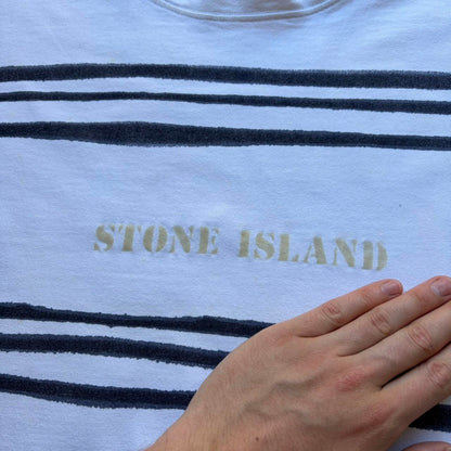 S/S 1996 Stone Island Striped T Shirt M