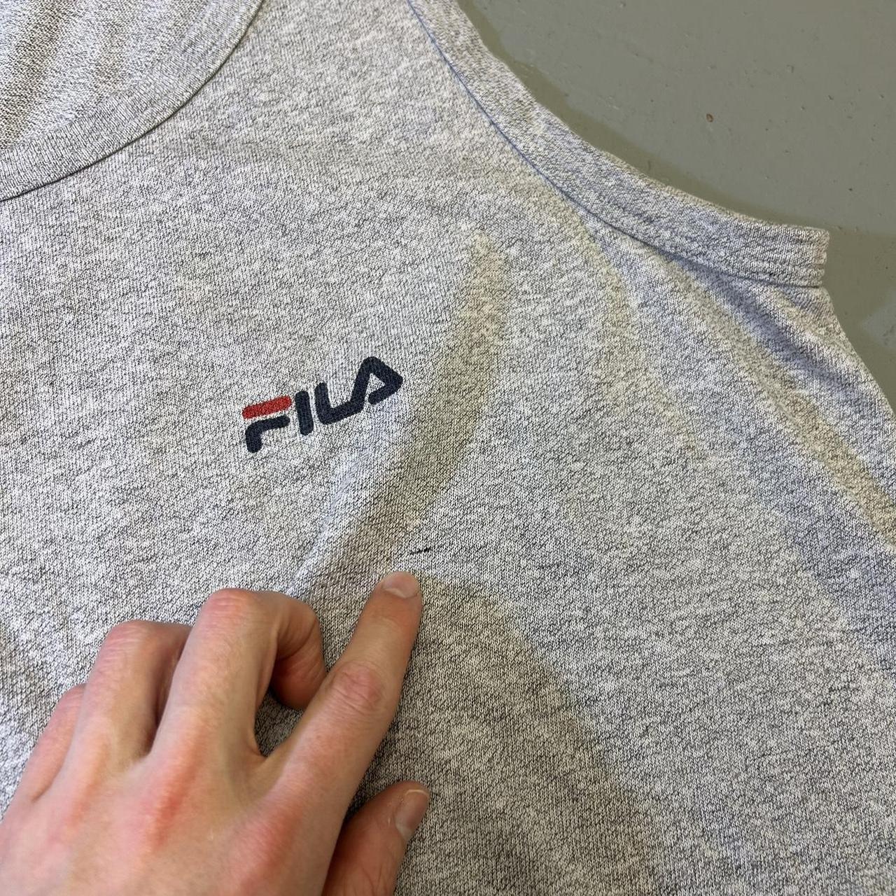 1990s Fila Vest Grey M