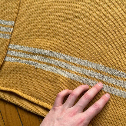 A/W 1997 Stone Island Knitted Jumper Yellow L