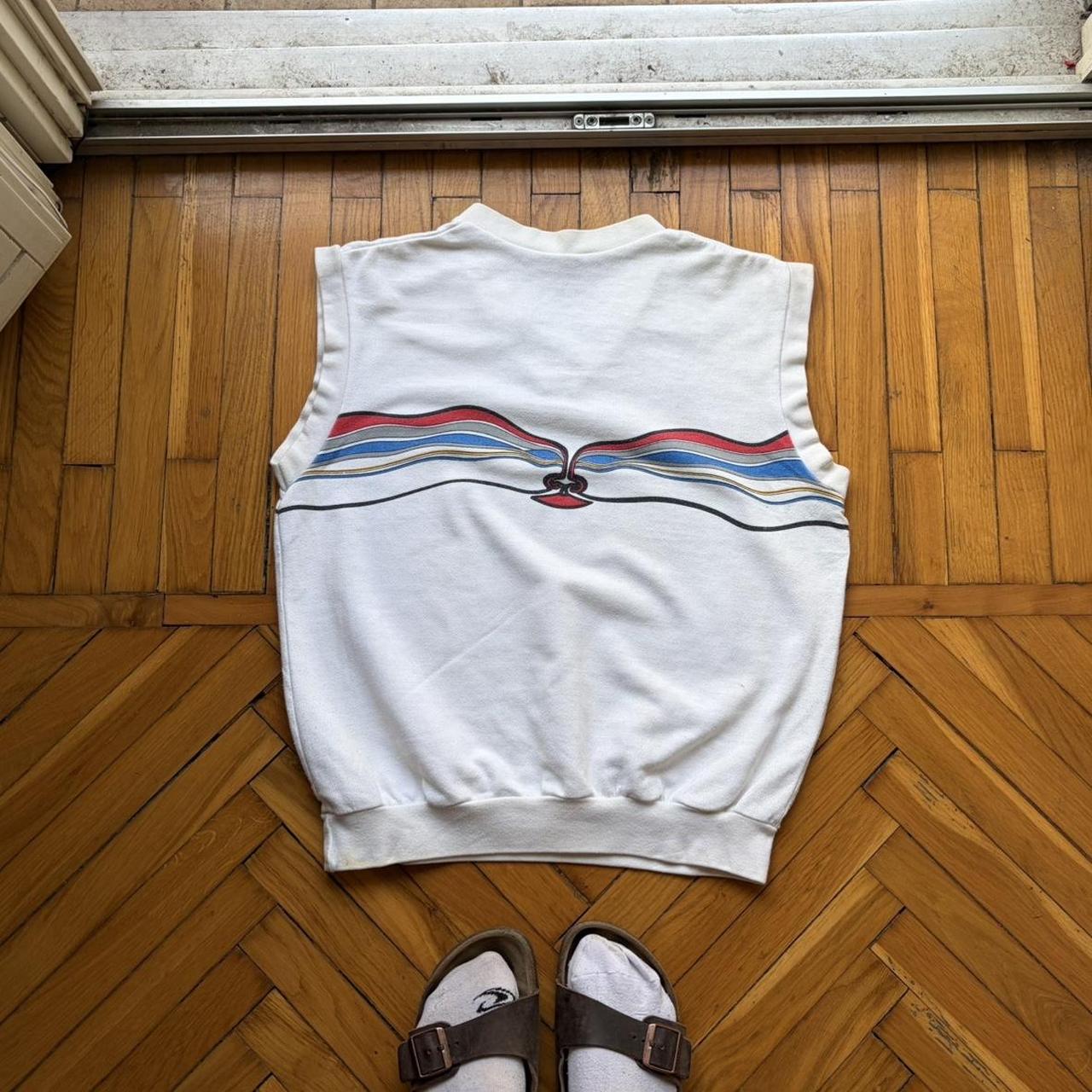 1980s Adidas Originals Ivan Lendl Sweater Vest M