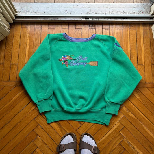 1980s Best Company Sweatshirt Green M