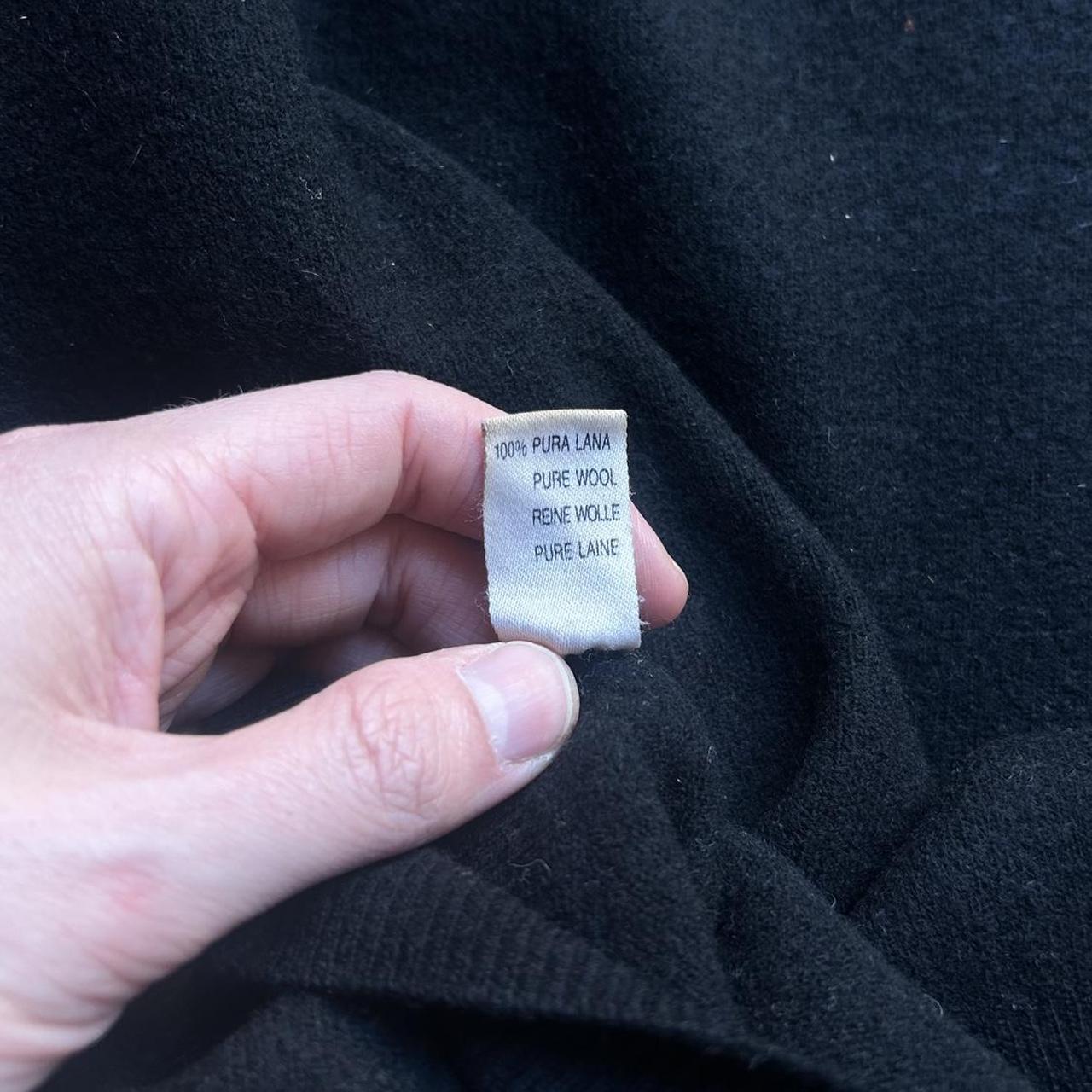 1990s Valentino Oliver Knitted Jumper Black S