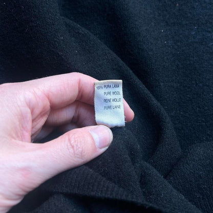 1990s Valentino Oliver Knitted Jumper Black S