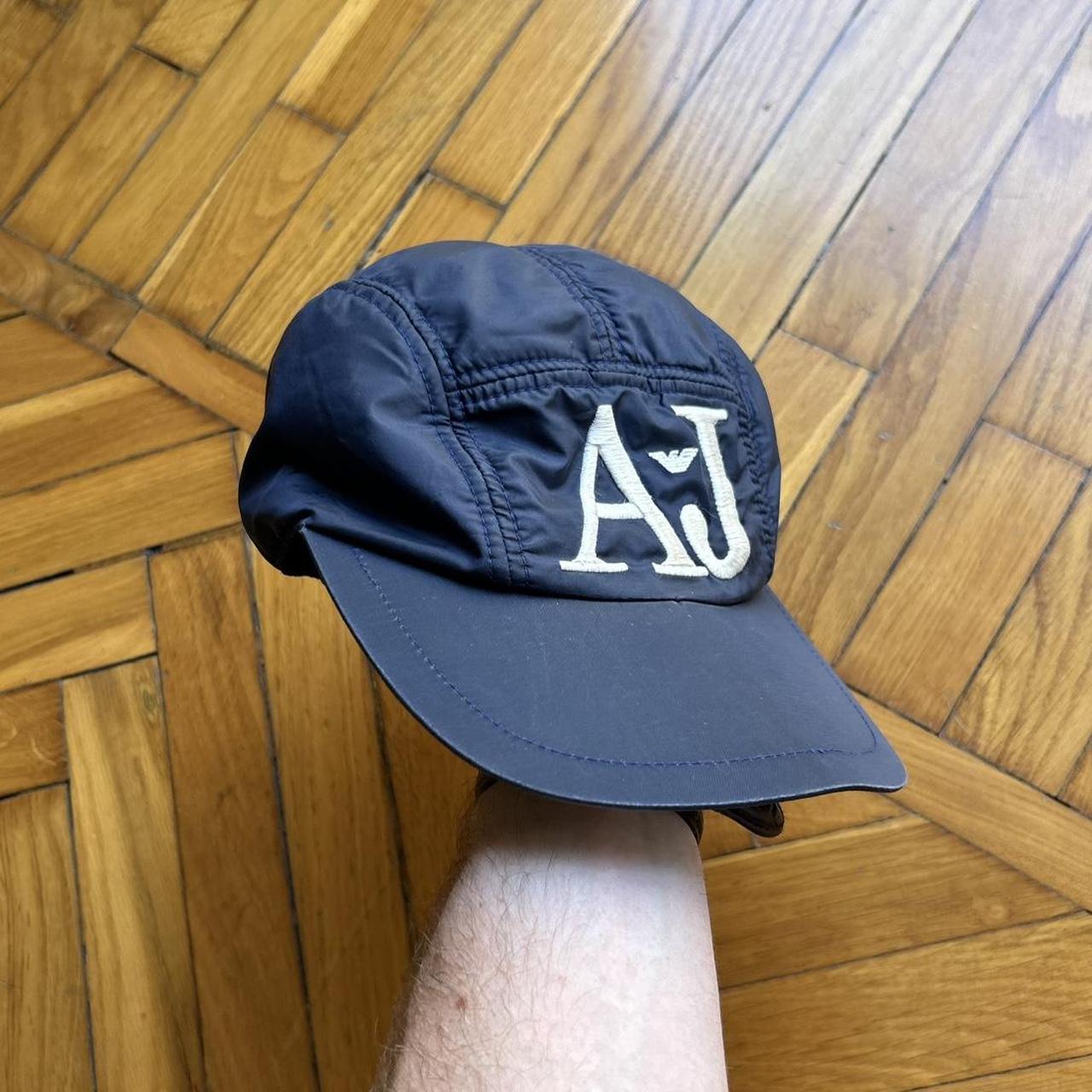 1990s Armani Jeans Cap Navy OS