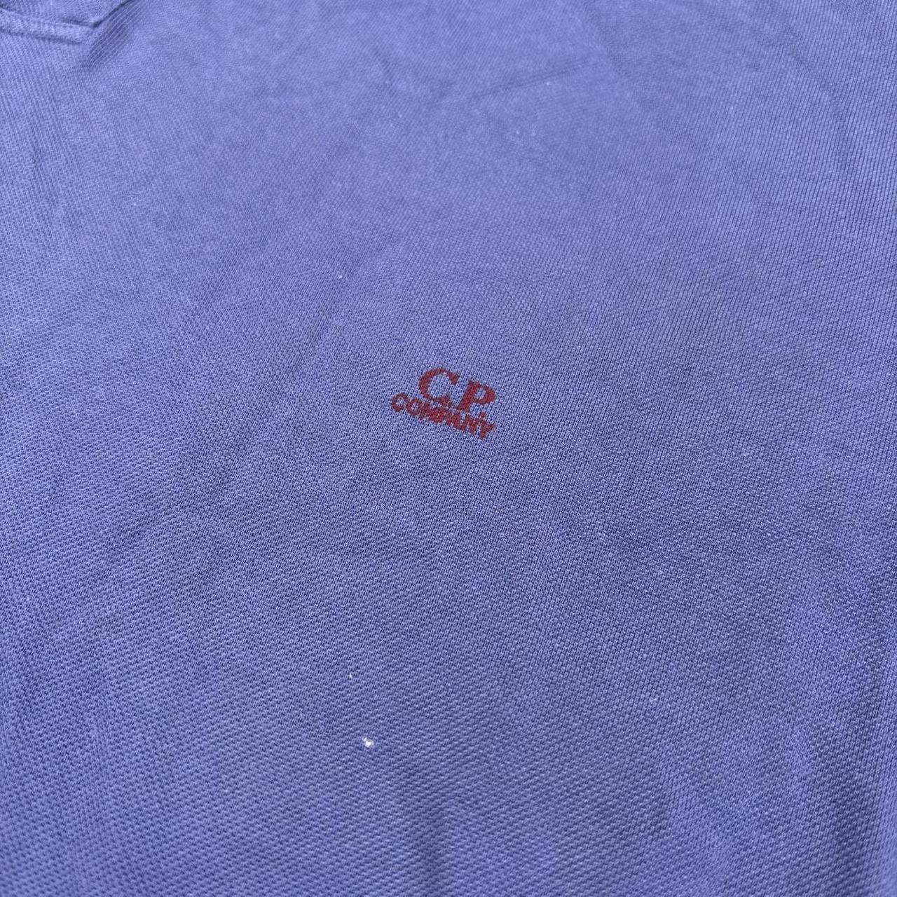 1980s CP Company Polo Shirt Blue M