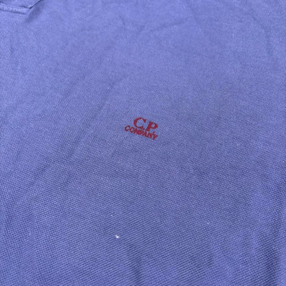 1980s CP Company Polo Shirt Blue M