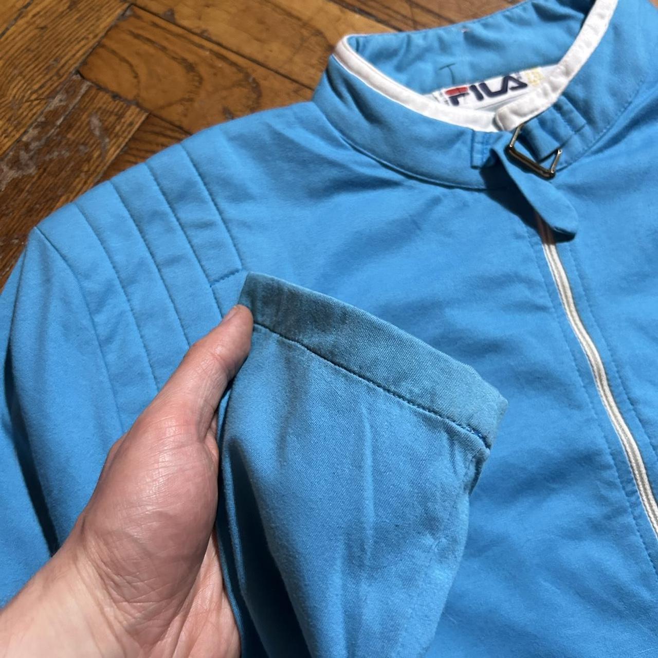 Vintage Fila Half Zip Sweatshirt Blue S