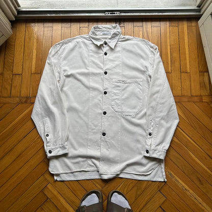 1990s Stone Island Shirt Cream M