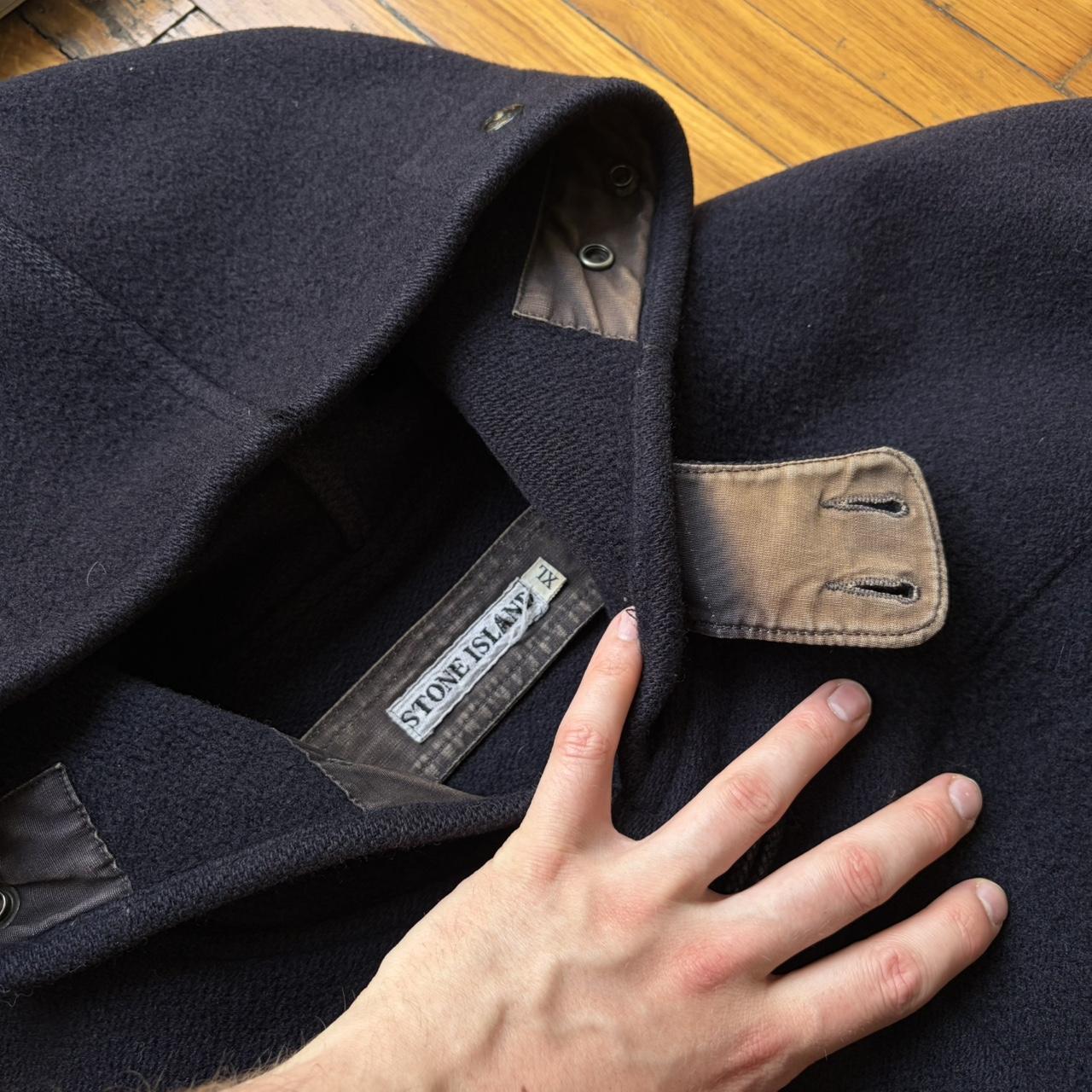 1980s Stone Island Duffle Coat Navy XL