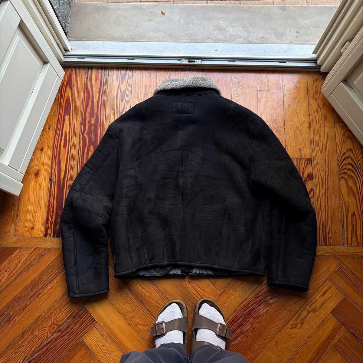 1990s Armani Jeans Suede Jacket L