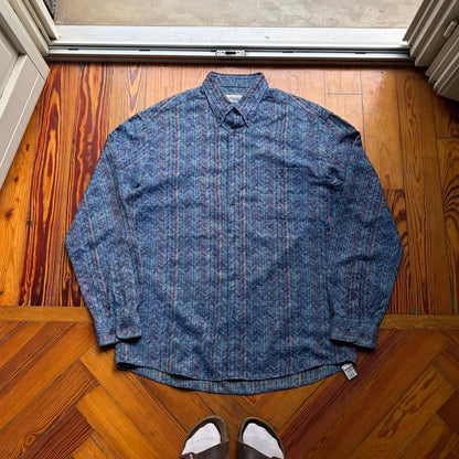 1990s Missoni Sport Pattern Shirt L