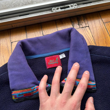 1990s Best Company Fleece Jacket Navy L
