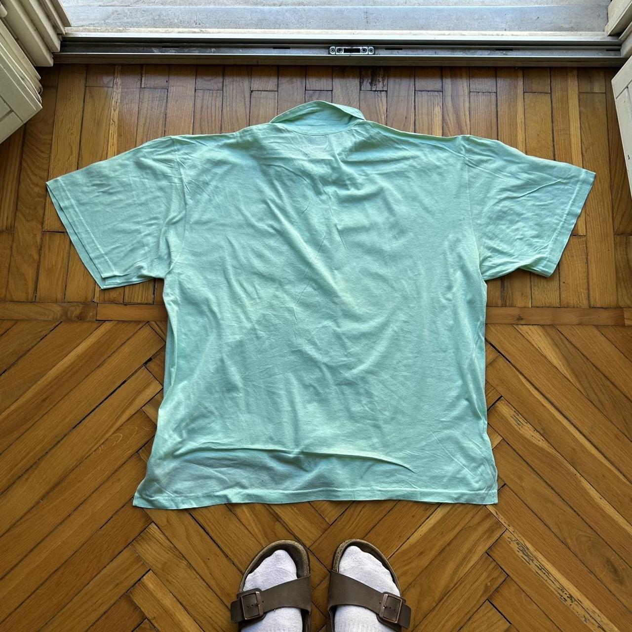 1980s CP Company Polo Shirt Green M