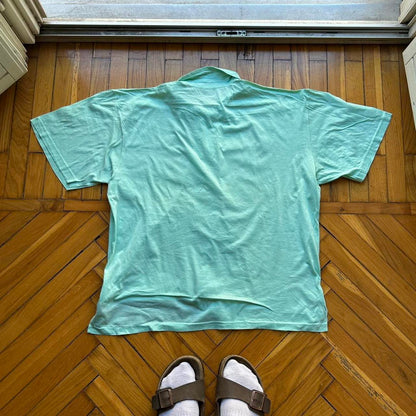 1980s CP Company Polo Shirt Green M