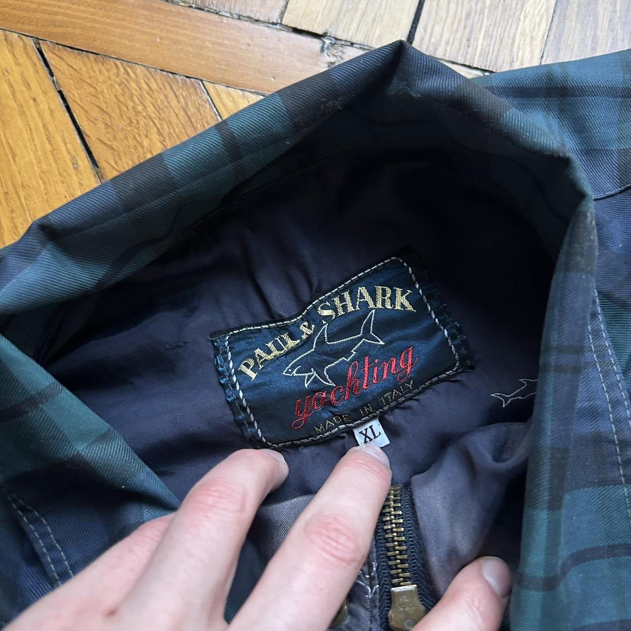 1990s Paul & Shark Bomber Jacket Checked XL