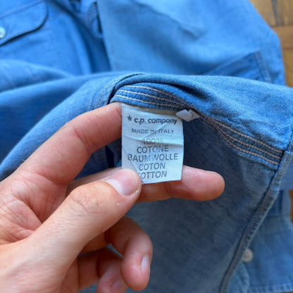 1980s CP Company Denim Shirt Blue L