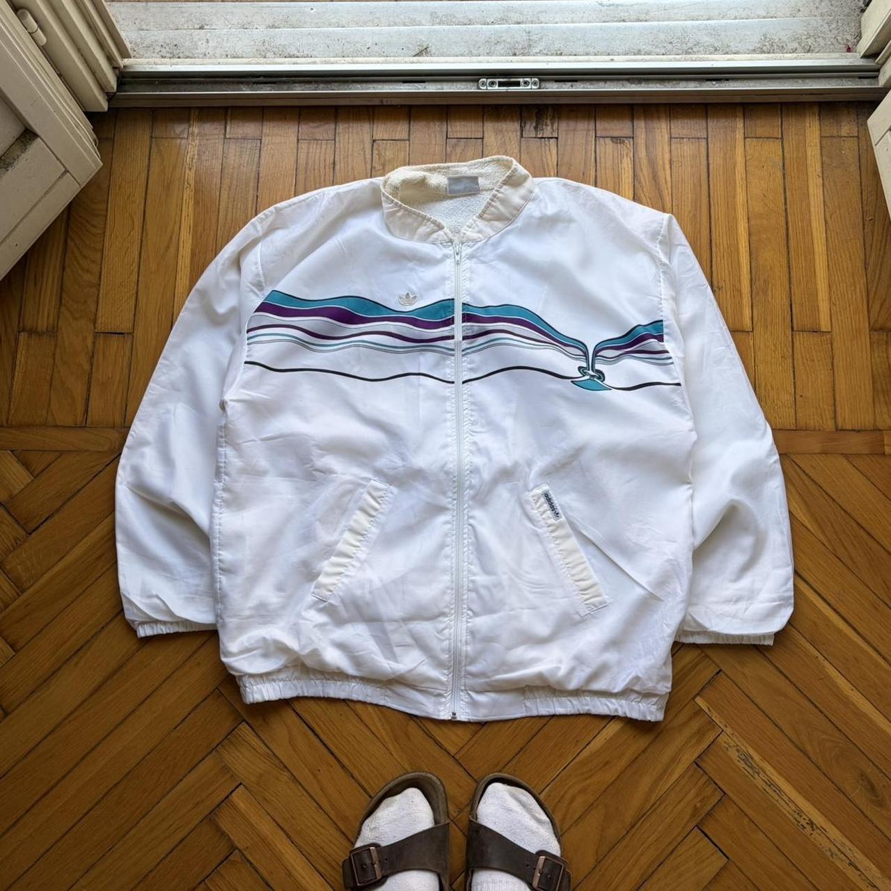 1980s Adidas Originals Ivan Lendl Jacket White L
