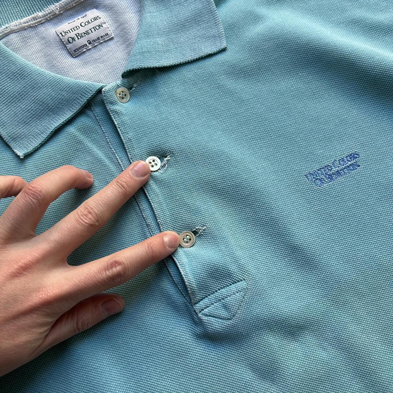 1990s Benetton Polo Shirt L
