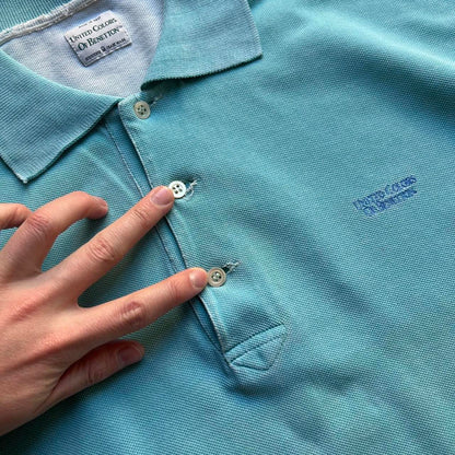 1990s Benetton Polo Shirt L