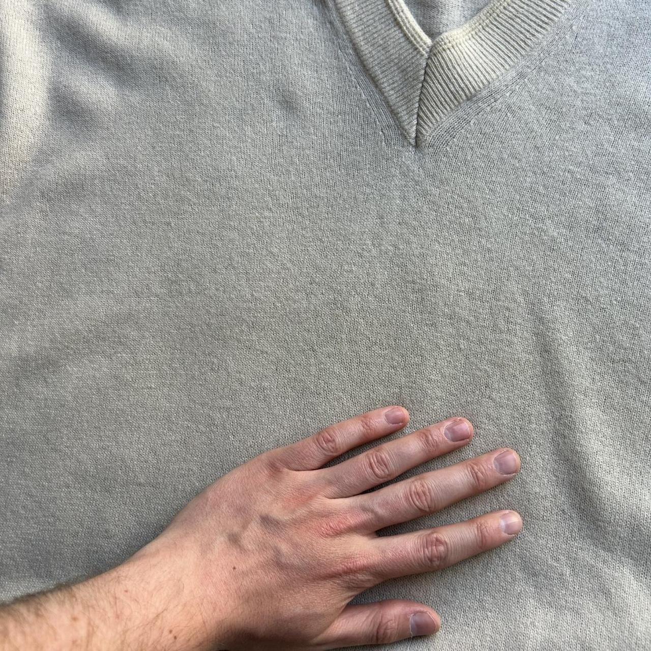 1980s CP Company V Neck Knitted Jumper XL