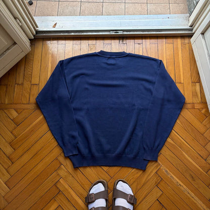 1990s Armani Jeans Knitted Jumper Navy L