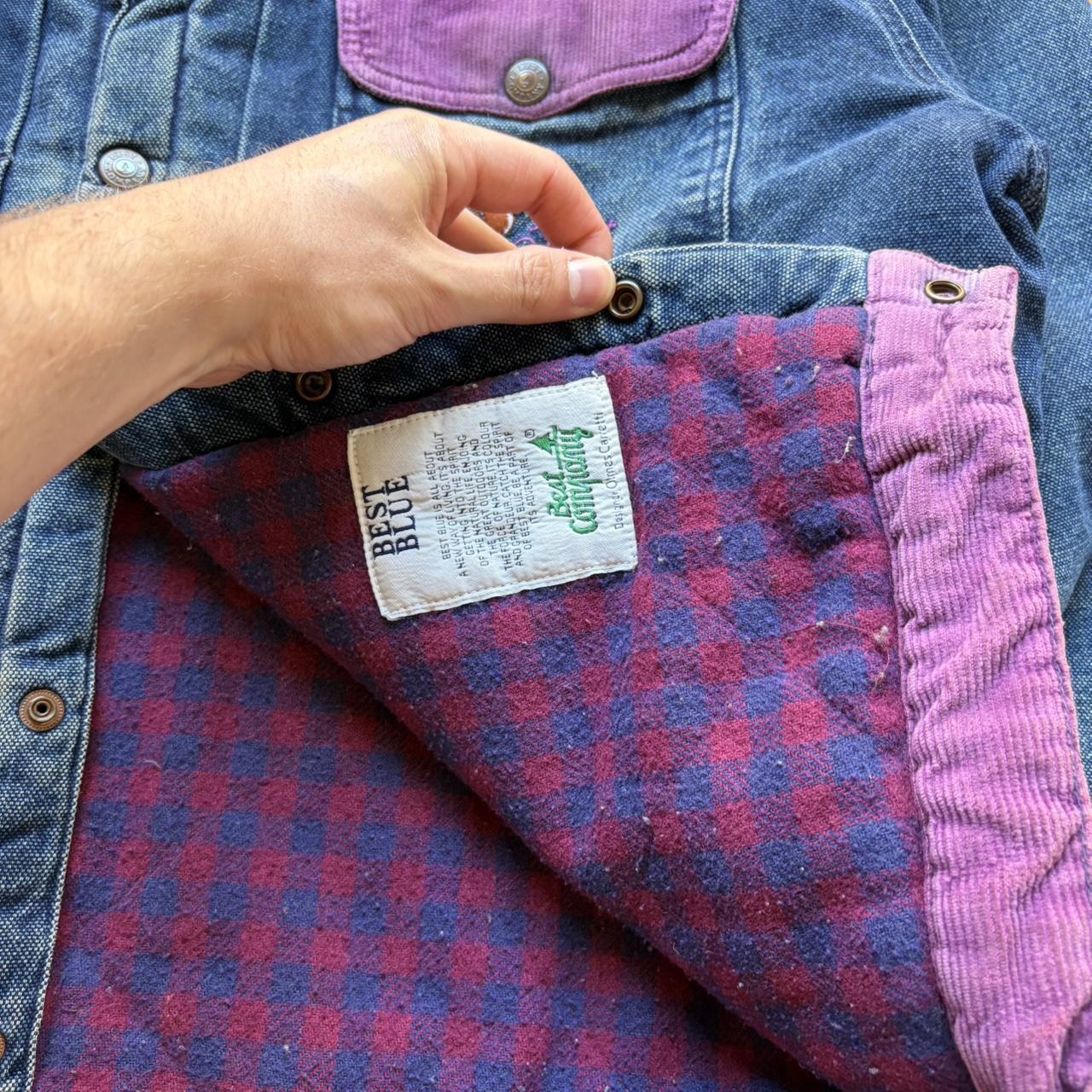 1980s Best Company Denim Jacket Blue XL