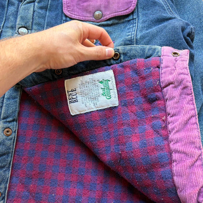 1980s Best Company Denim Jacket Blue XL