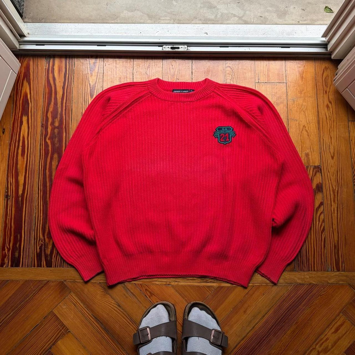 1980s Emporio Armani GA21 Knitted Jumper L