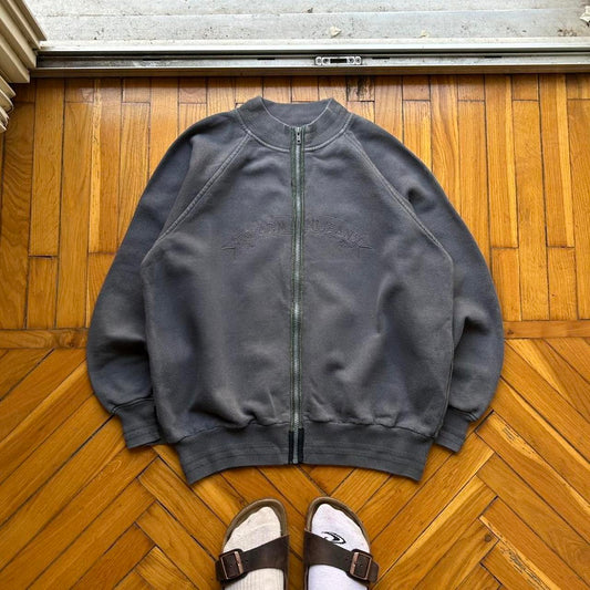 1990s Armani Jeans Full Zip Sweatshirt S
