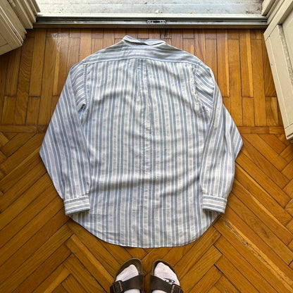 1980s Emporio Armani Striped Shirt L