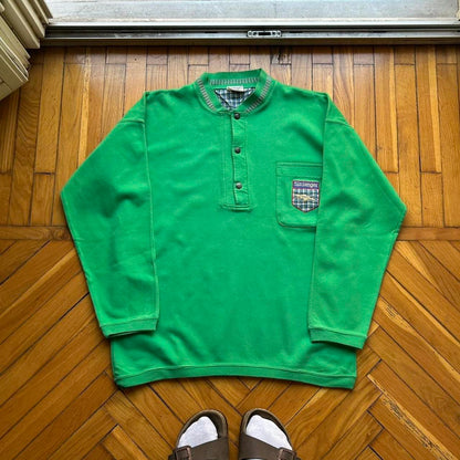 1980s Slazenger Sweatshirt Green M
