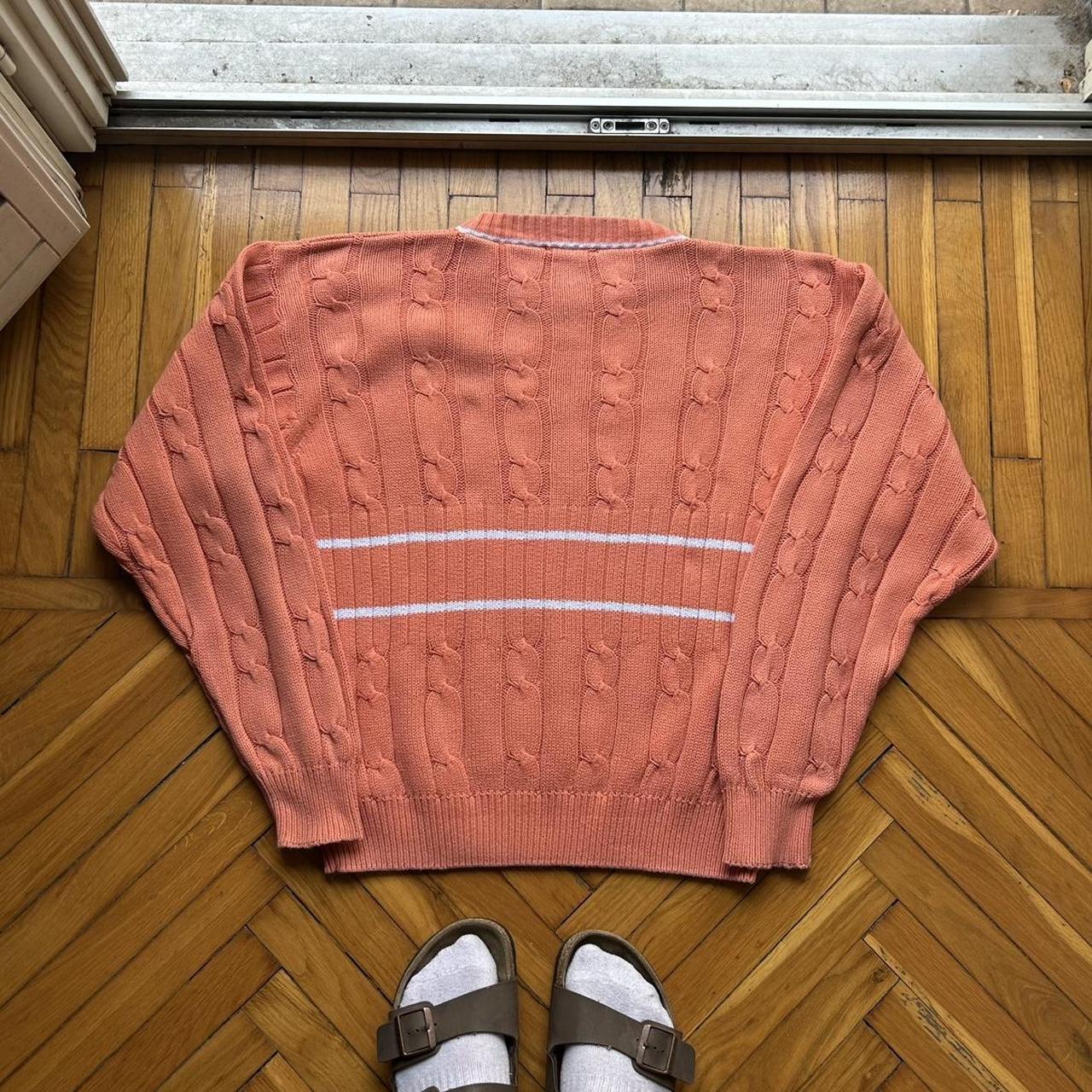 1980s Emporio Armani Knitted Jumper Orange L