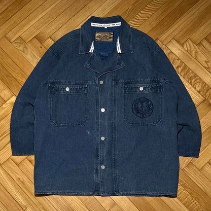 1990s Armani Jeans Denim Jacket L
