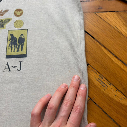 1990s Armani Jeans 10 Year Anniversary T Shirt L