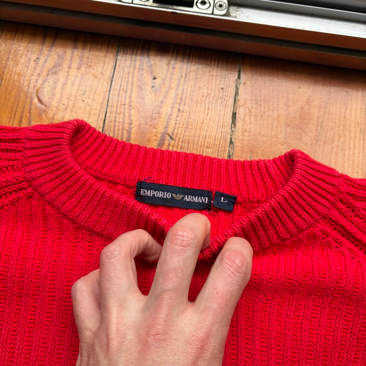 1980s Emporio Armani GA21 Knitted Jumper L