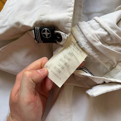 S/S 1997 Stone Island Trousers White 34W 34L