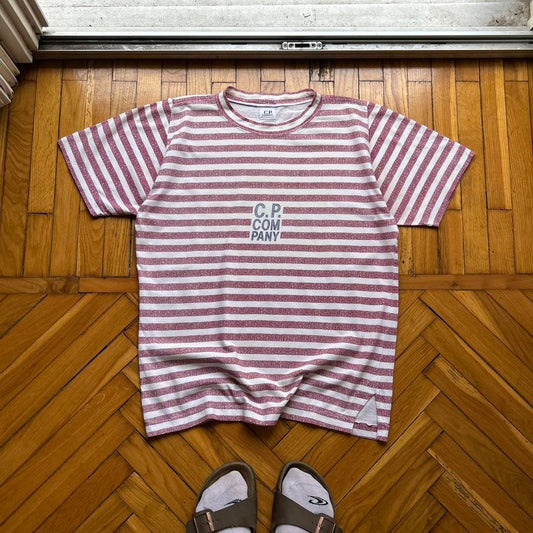 1980s CP Company Striped T Shirt S