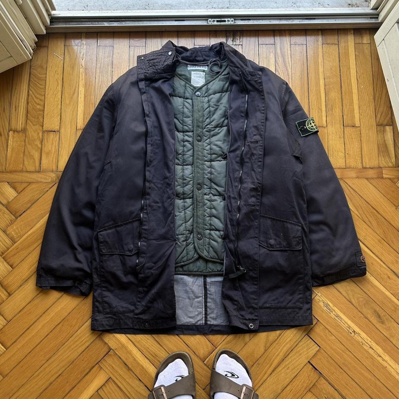 A/W 1998 Stone Island Raso Gommato Jacket L