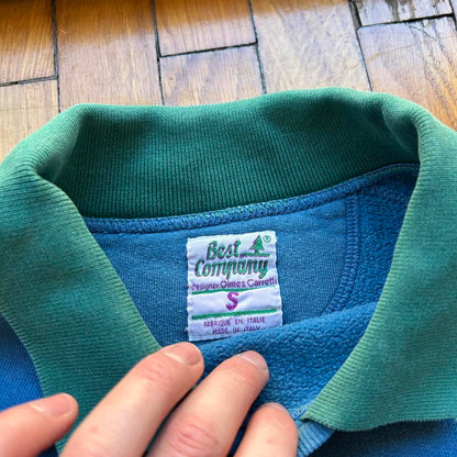 1980s Best Company Sweatshirt Blue XS