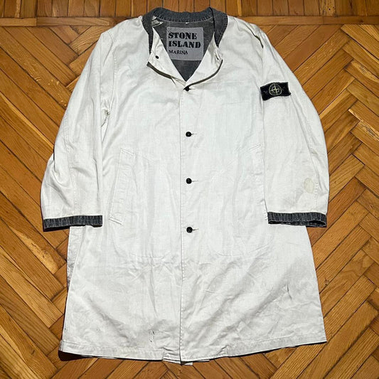 1985 Stone Island Marina Trench Coat L