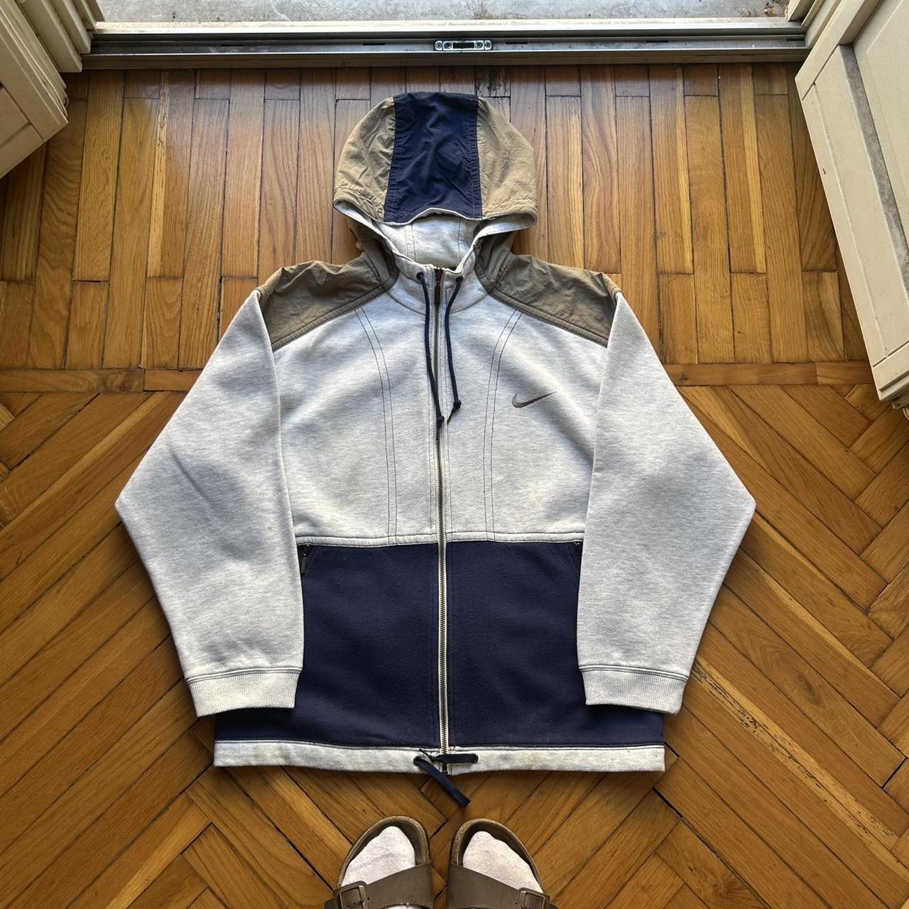 1990s Nike Hoodie Grey S