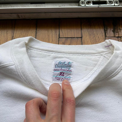 1980s Best Company Sweatshirt White L