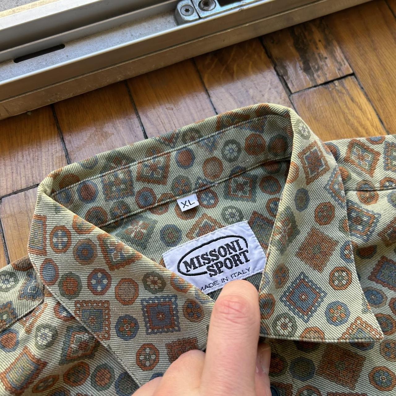 1990s Missoni Sport Shirt XL