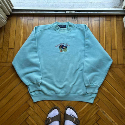 1990s Best Company Sweatshirt Blue L