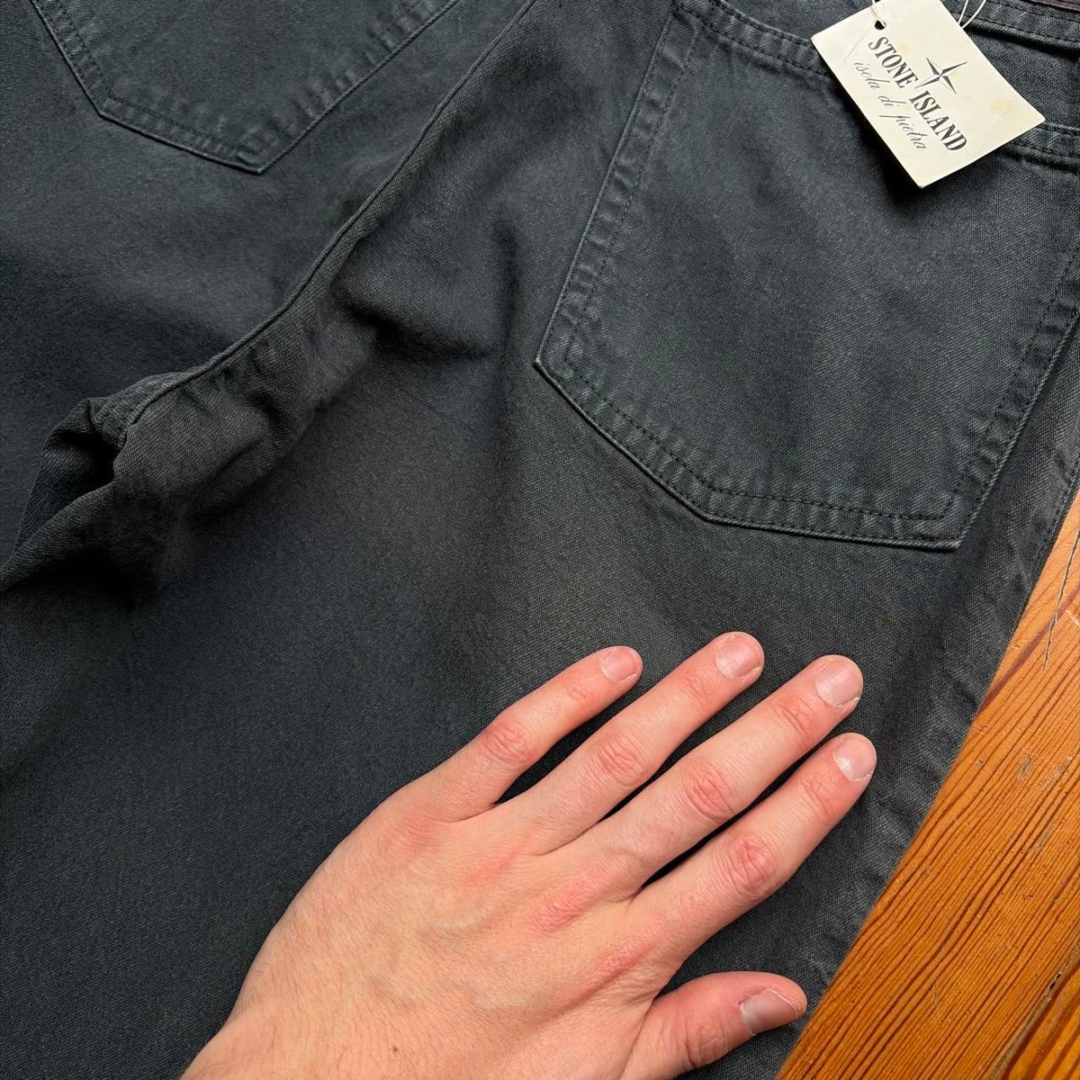 1990s Stone Island Marina Jeans Grey BNWT 28W 34L